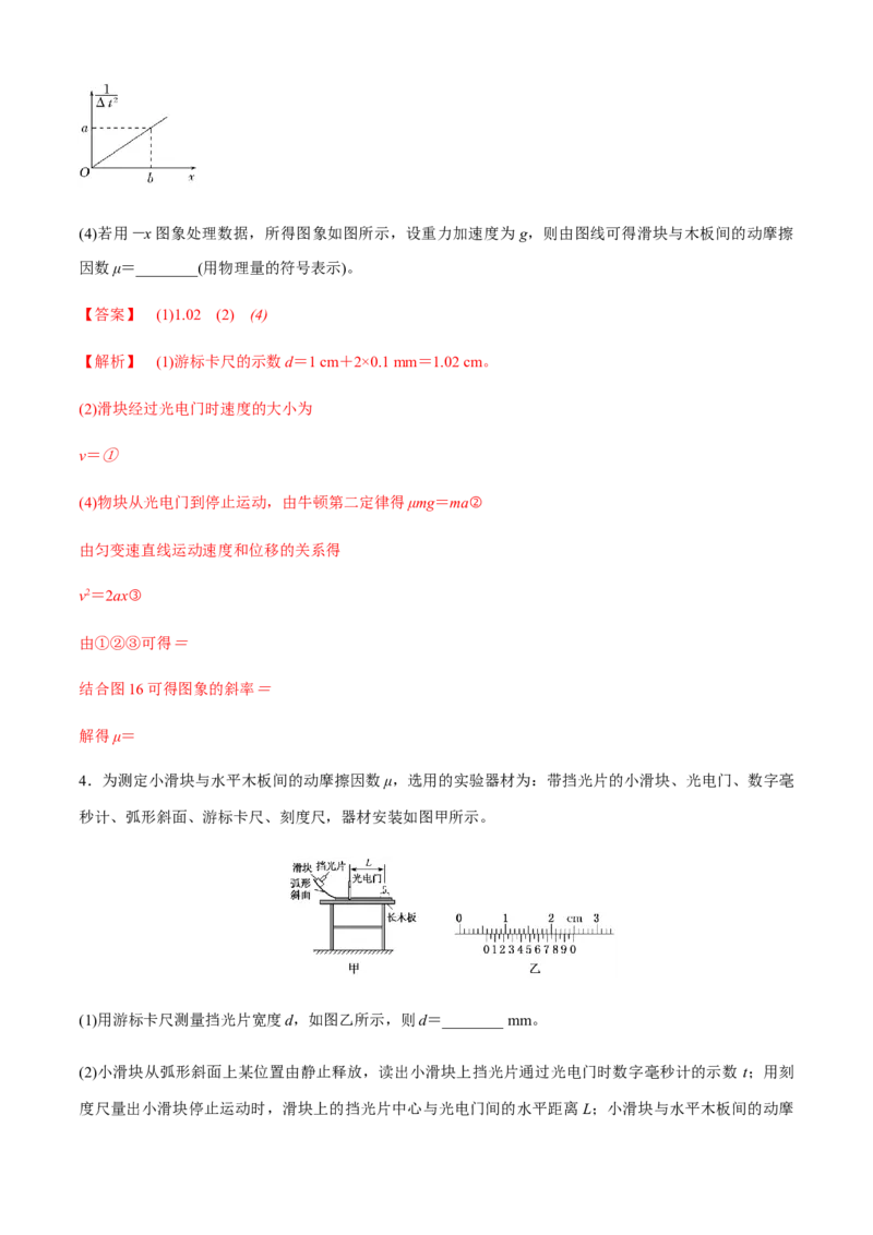 专题6.5高考创新实验常关注的3个命题视角（解析版）_4.2025物理总复习_2023年新高复习资料_二轮复习_2023届高考物理二、三轮复习总攻略290387341