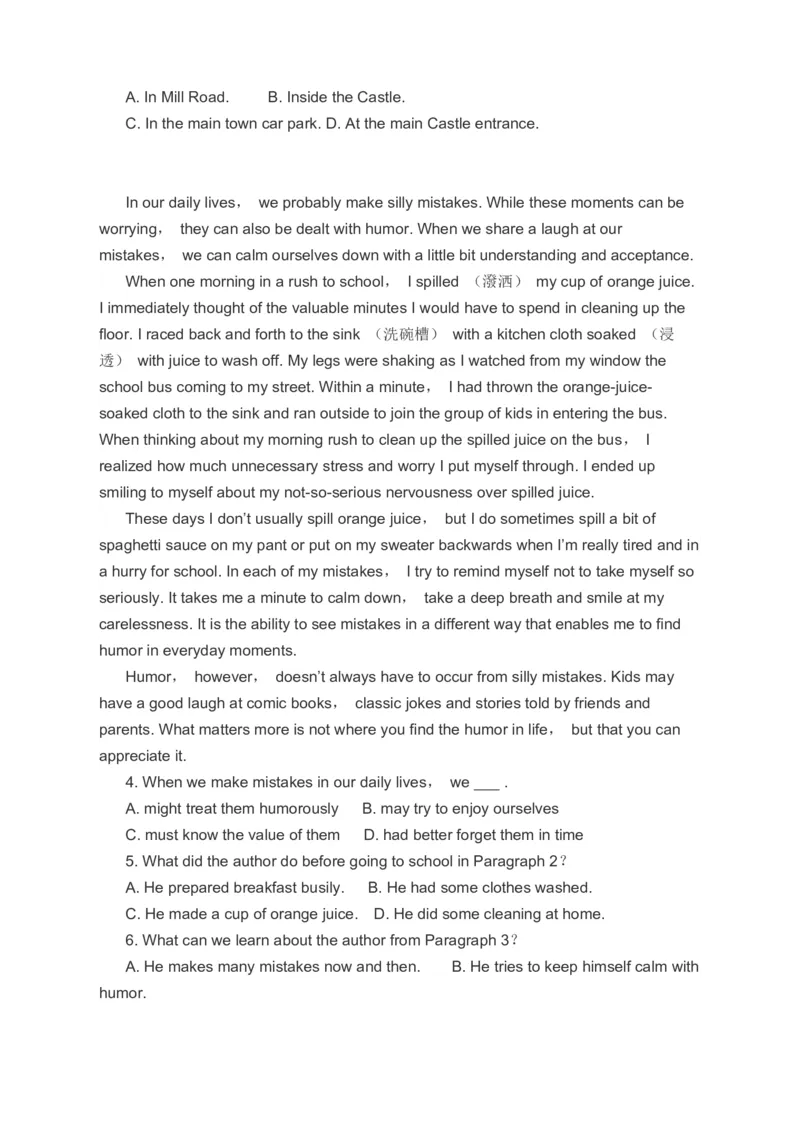 2023届高考英语二轮复习分类综合训练：阅读理解完形填空语法填空书面表达（含答案）_3.2025英语总复习_赠品通用版（老高考）复习资料_二轮复习