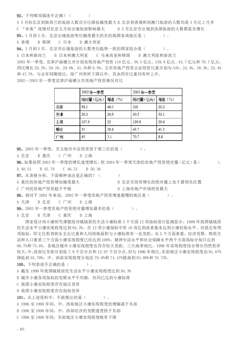 2004年国家公务员录用考试《行测》真题（B卷）_34省+国考真题_34省考+国考pdf版推荐用这个版本_国考2000-2025真题pdf推荐用这个版本_2000-2025国考行测PDF_行测-真题