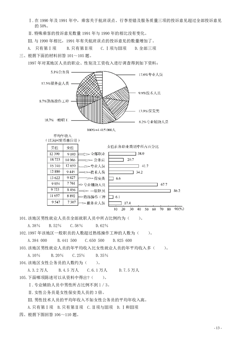 2001年国家公务员考试《行测》真题.._34省+国考真题_34省考+国考pdf版推荐用这个版本_国考2000-2025真题pdf推荐用这个版本_2000-2025国考行测PDF_行测-真题