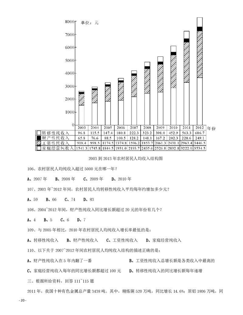 2014年0920新疆公务员考试《行测》真题_34省+国考真题_34省考+国考pdf版推荐用这个版本_34省行测+申论真题pdf推荐用这个版本_新疆公务员考试真题pdf版_题目