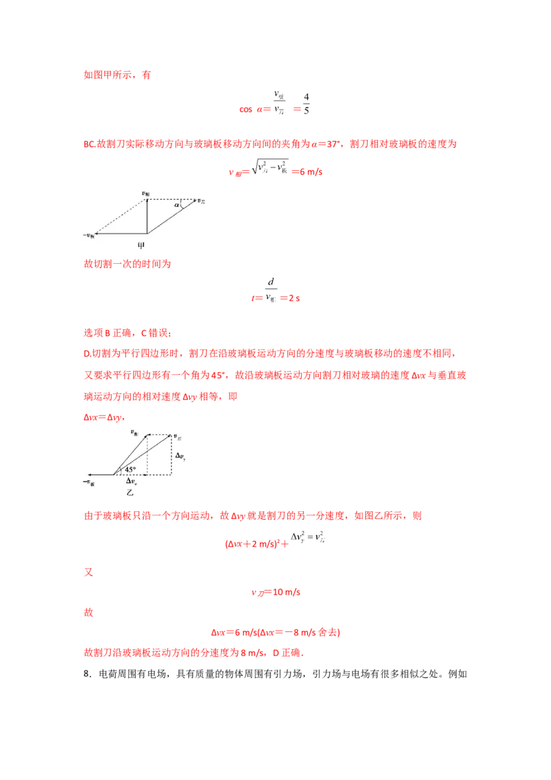 热点06类比法-2023年高考物理热点&middot;重点&middot;难点专练（全国通用）（解析版）_4.2025物理总复习_赠品通用版（老高考）复习资料_专项复习