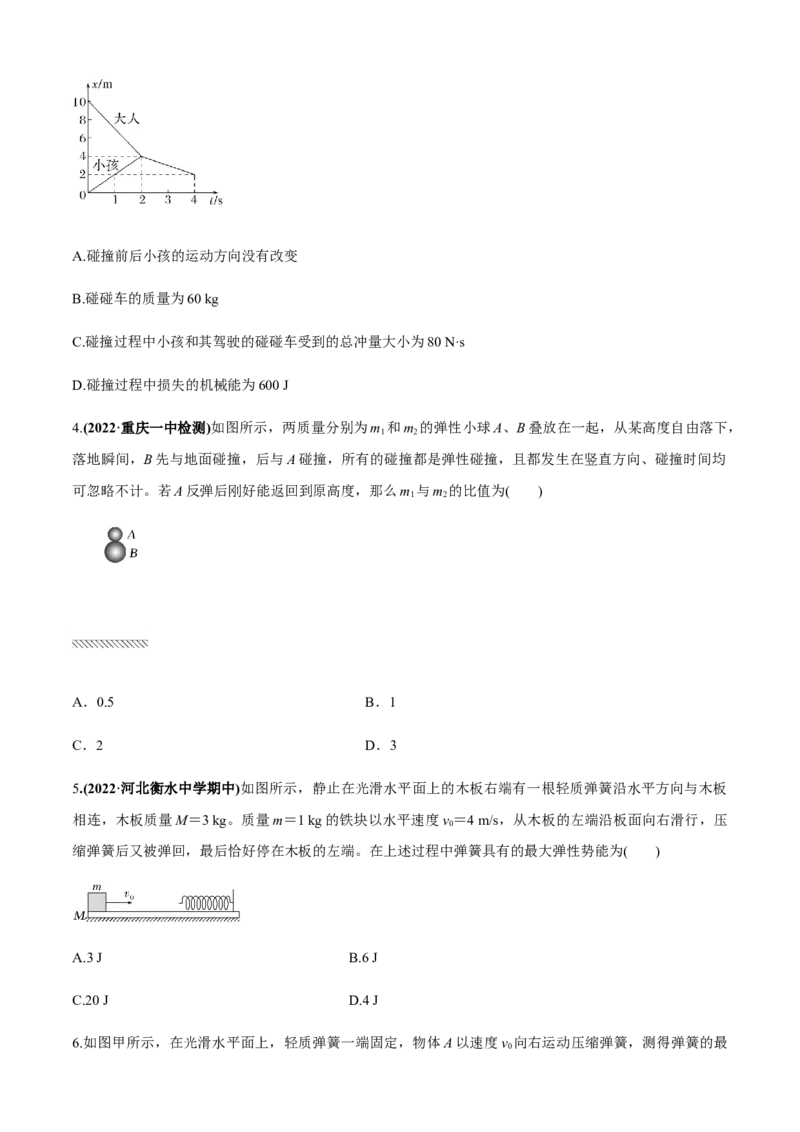专题4.5碰撞模型（原卷版）_4.2025物理总复习_2023年新高复习资料_二轮复习_2023届高考物理二、三轮复习总攻略290387341_专题4.5碰撞模型-2023届高考物理二、三轮复习总攻略