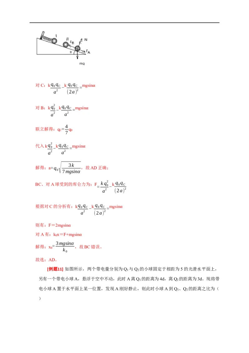 专题15电场的力学性质（解析版）_4.2025物理总复习_赠品通用版（老高考）复习资料_专项复习_2023年高考冲刺物理热点知识讲练与题型归纳（全国通用）