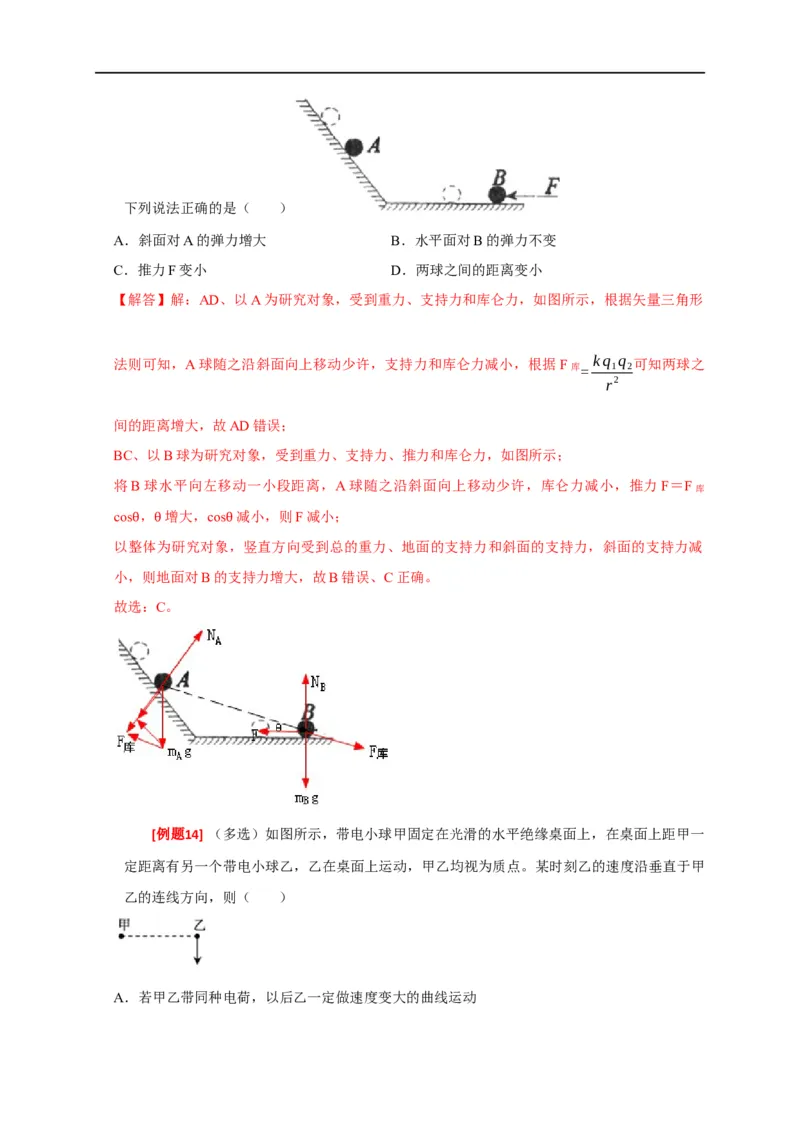 专题15电场的力学性质（解析版）_4.2025物理总复习_赠品通用版（老高考）复习资料_专项复习_2023年高考冲刺物理热点知识讲练与题型归纳（全国通用）