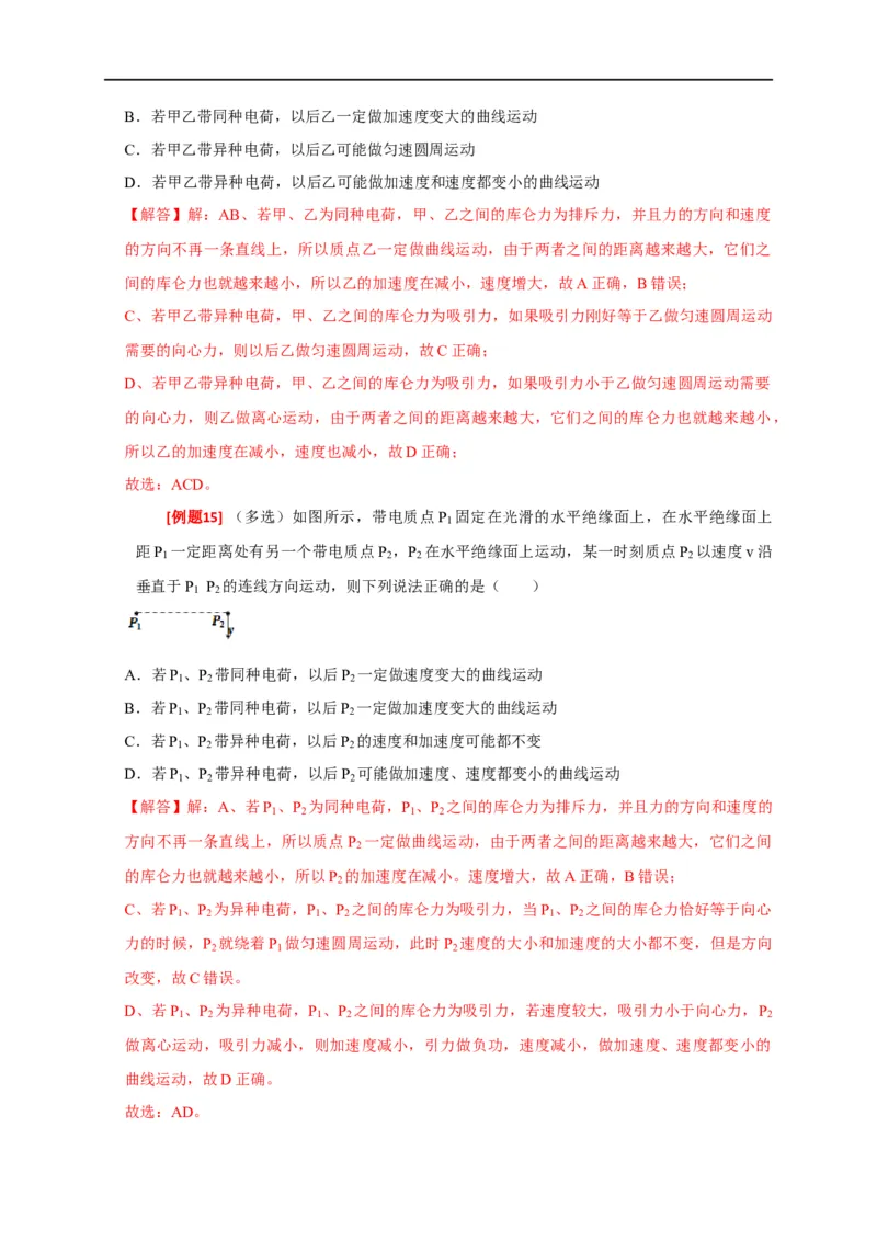 专题15电场的力学性质（解析版）_4.2025物理总复习_赠品通用版（老高考）复习资料_专项复习_2023年高考冲刺物理热点知识讲练与题型归纳（全国通用）