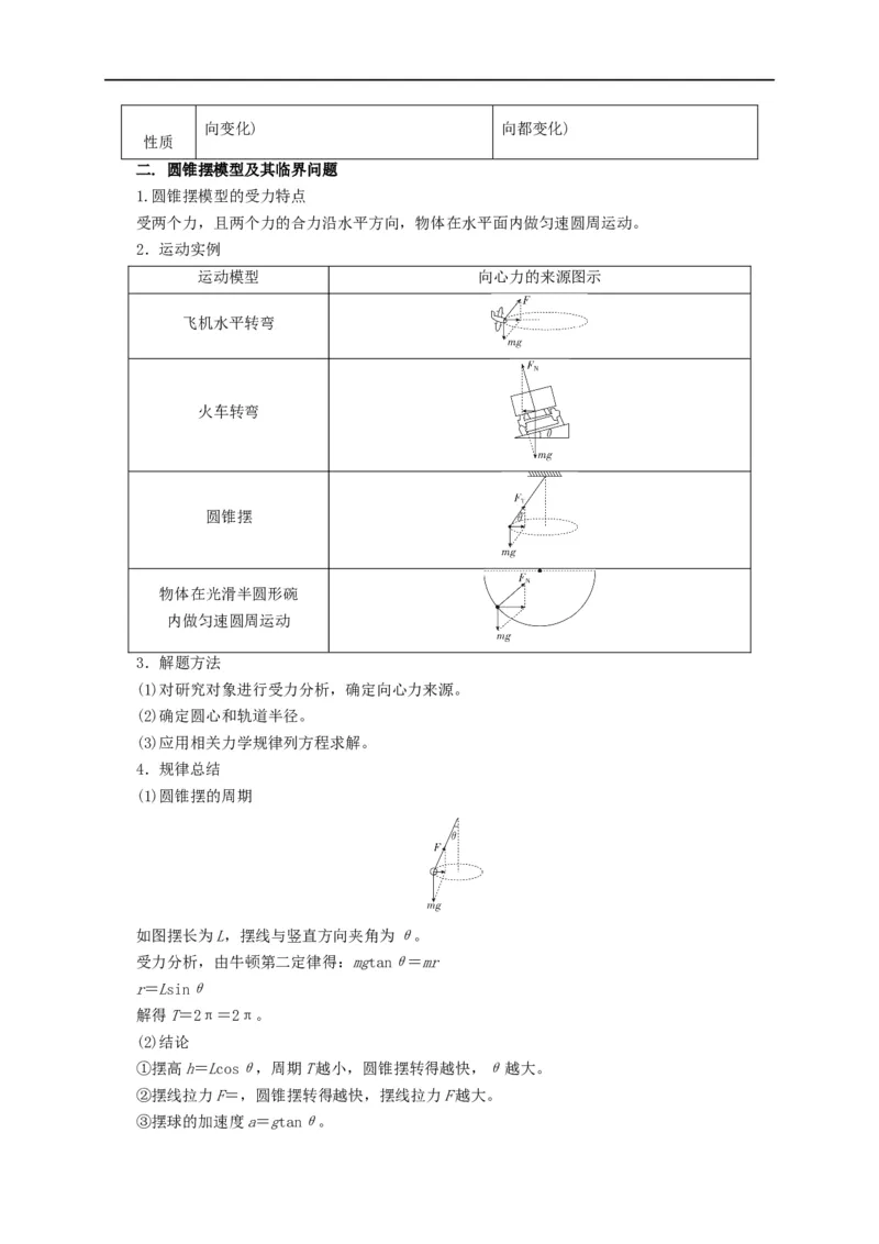 第18讲水平面内的圆周运动（圆锥摆模型）及其临界问题（解析版）_4.2025物理总复习_2023年新高复习资料_专项复习_2023届高三物理高考复习101微专题模型精讲精练