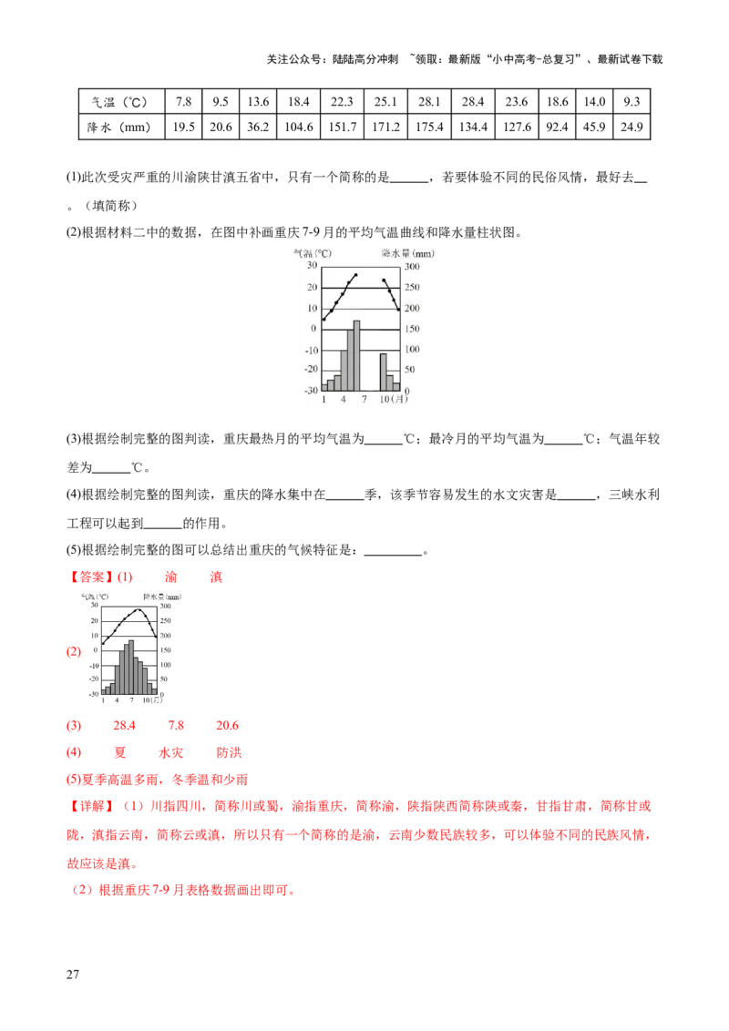 地理-2024年中考考前最后一课+_02中考总复习（2026版更新中）_09-地理-中考总复习_2024年中考复习资料_三轮复习