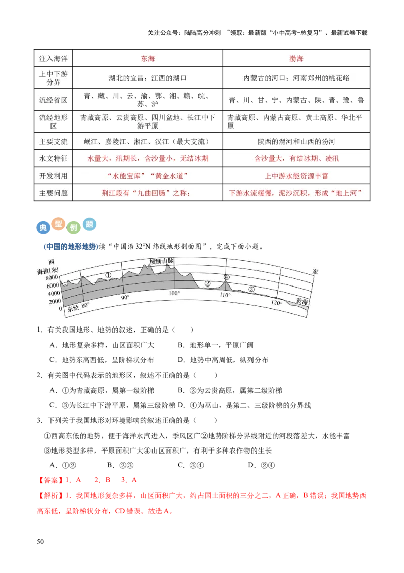 地理-2024年中考考前最后一课+_02中考总复习（2026版更新中）_09-地理-中考总复习_2024年中考复习资料_三轮复习