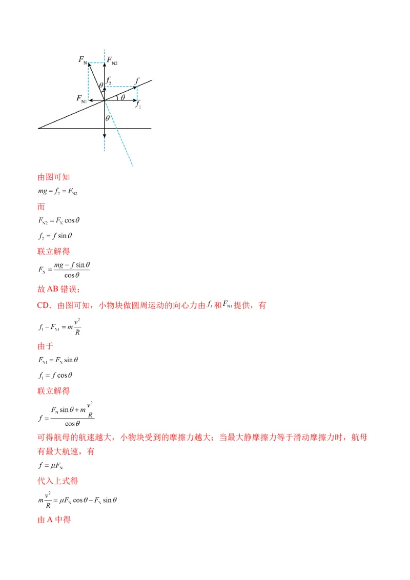 秘籍05圆周运动（水平面内、转盘模型、绳球模型、杆球模型等）中的临界问题（解析版）-备战2024年高考物理抢分秘籍_4.2025物理总复习_2024年新高考资料_5.2024三轮冲刺