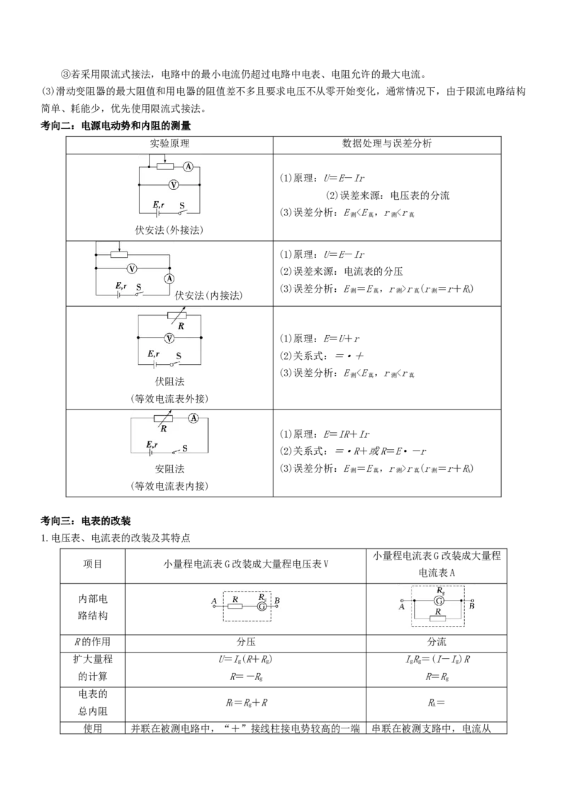 压轴题13电学实验（原卷版）_4.2025物理总复习_2024年新高考资料_5.2024三轮冲刺_2024年高考物理压轴题专项训练（新高考通用）