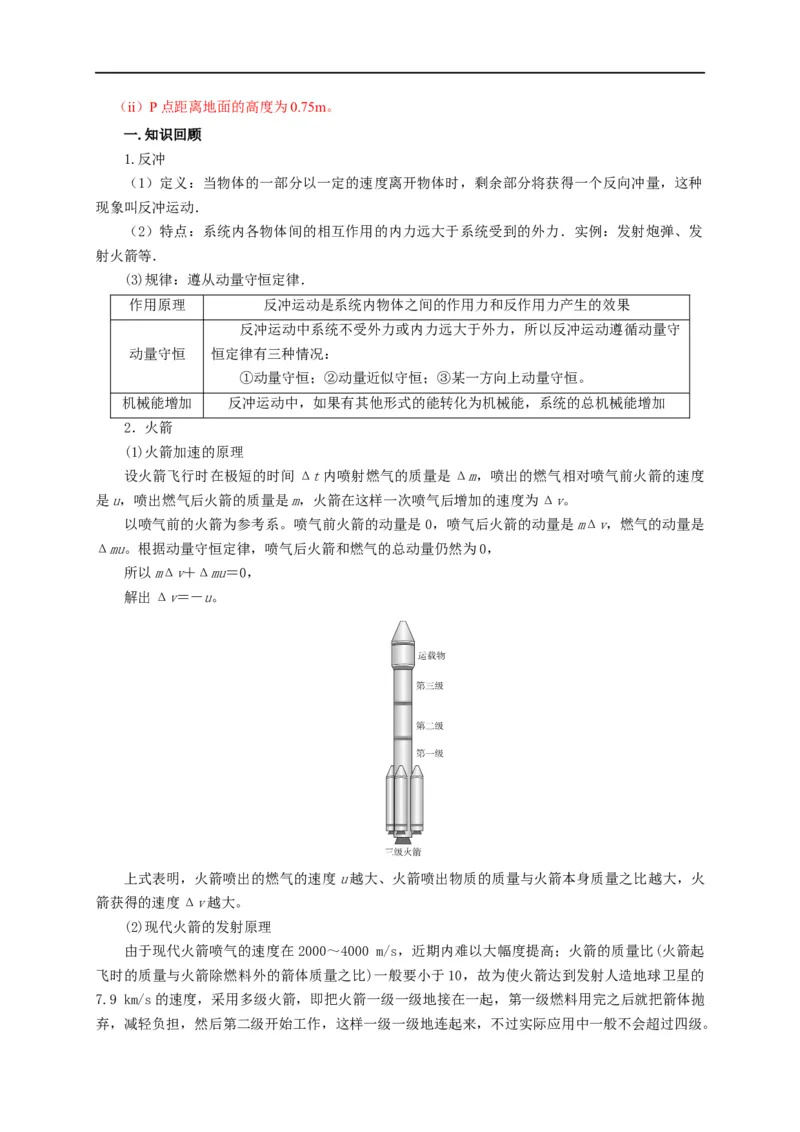 第44讲动量守恒之爆炸与反冲（火箭）模型（解析版）_4.2025物理总复习_2023年新高复习资料_专项复习_2023届高三物理高考复习101微专题模型精讲精练