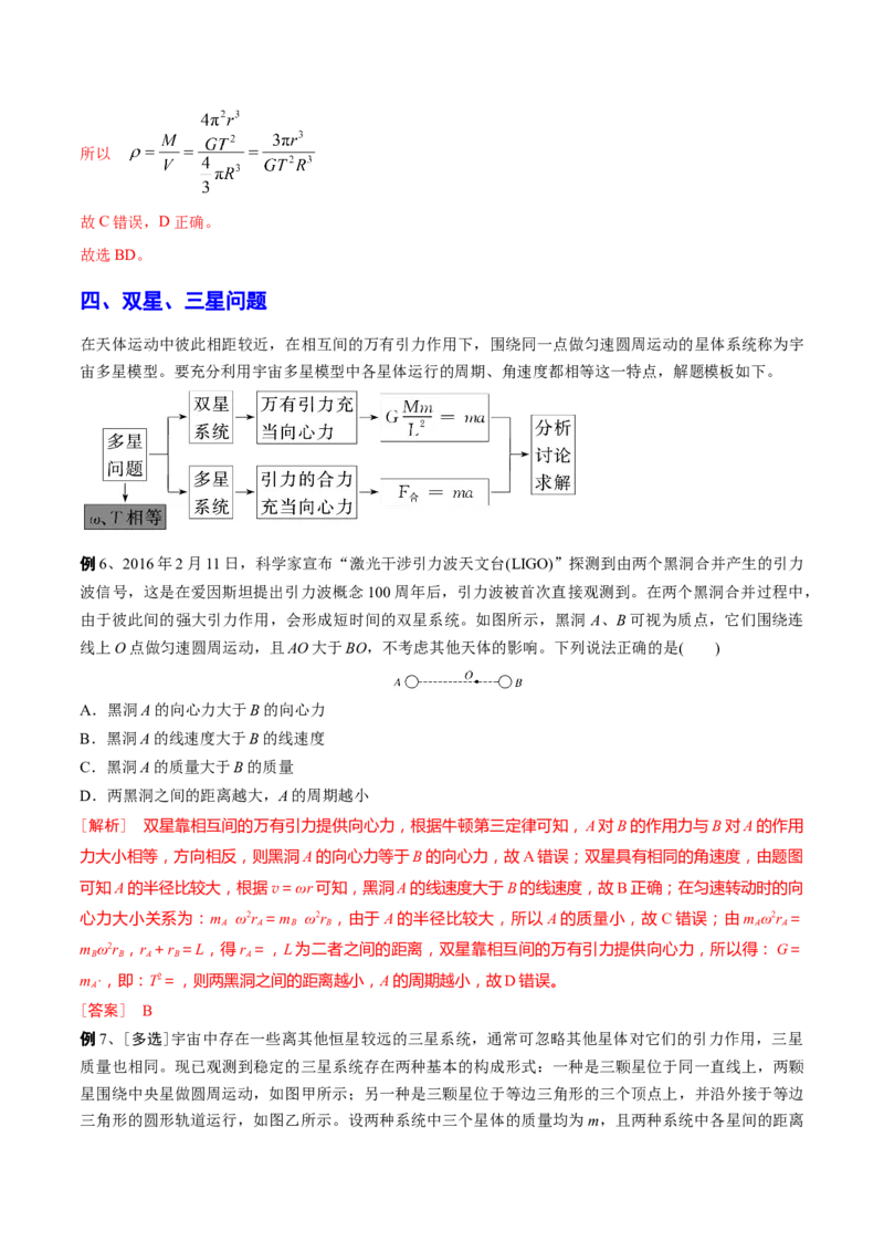 秘籍11万有引力与天体运动热点问题-备战2023年高考物理抢分秘籍（新高考专用）（原卷版）_4.2025物理总复习_2023年新高复习资料_备战2023年高考物理抢分秘籍（新高考专用）