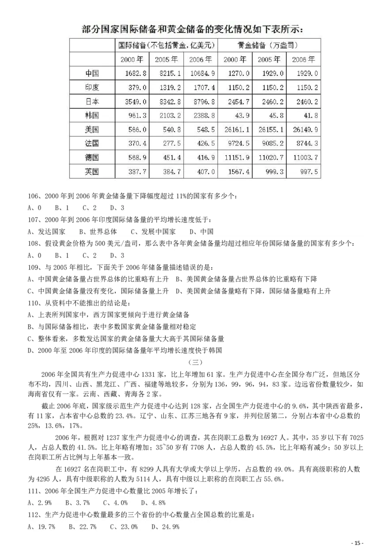 2009年913公务员联考《行测》（辽宁、海南、重庆、福建、新疆卷）_34省+国考真题_34省考+国考pdf版推荐用这个版本_34省行测+申论真题pdf推荐用这个版本_题目_663