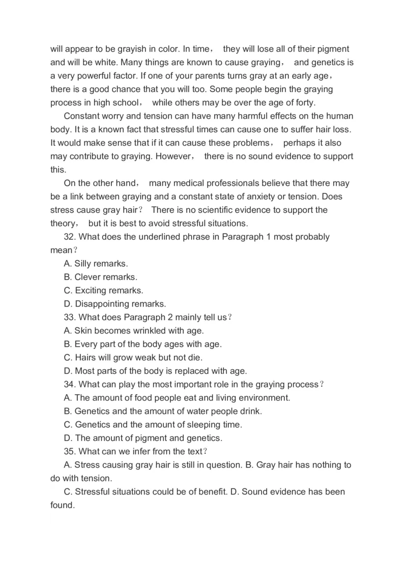 2023届高考英语复习备考阅读理解完形填空书面表达分类综合训练（含答案）_3.2025英语总复习_赠品通用版（老高考）复习资料_二轮复习