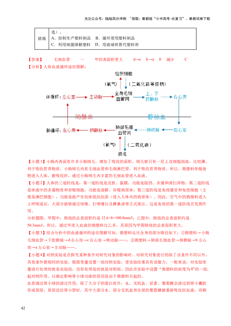 时事热点（讲练）（解析版）_02中考总复习（2026版更新中）_08-生物-中考总复习_2025中考复习资料_2025中考二轮课件ppt+讲义+练习生物_测试