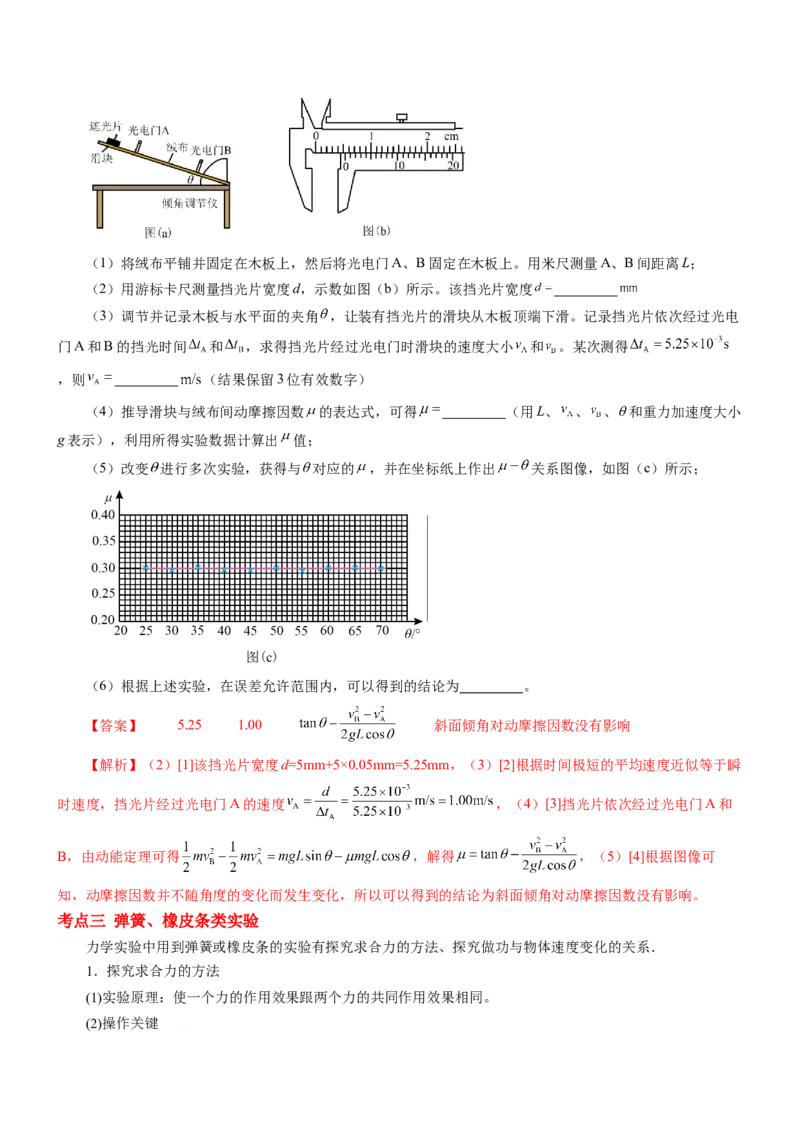 押江苏卷12题实验（解析版）_4.2025物理总复习_2024年新高考资料_5.2024三轮冲刺_备战2024年高考物理临考题号押题（江苏卷）322751514