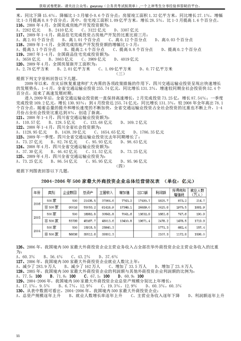 2009年山西公务员考试《行测》_34省+国考真题_此文件夹为word版,不推荐使用_此word版为,不推荐使用_此word版为,不推荐使用_此word版为,不推荐使用_题目