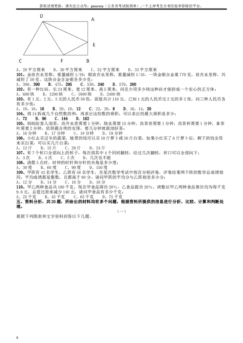 2009年山西公务员考试《行测》_34省+国考真题_此文件夹为word版,不推荐使用_此word版为,不推荐使用_此word版为,不推荐使用_此word版为,不推荐使用_题目