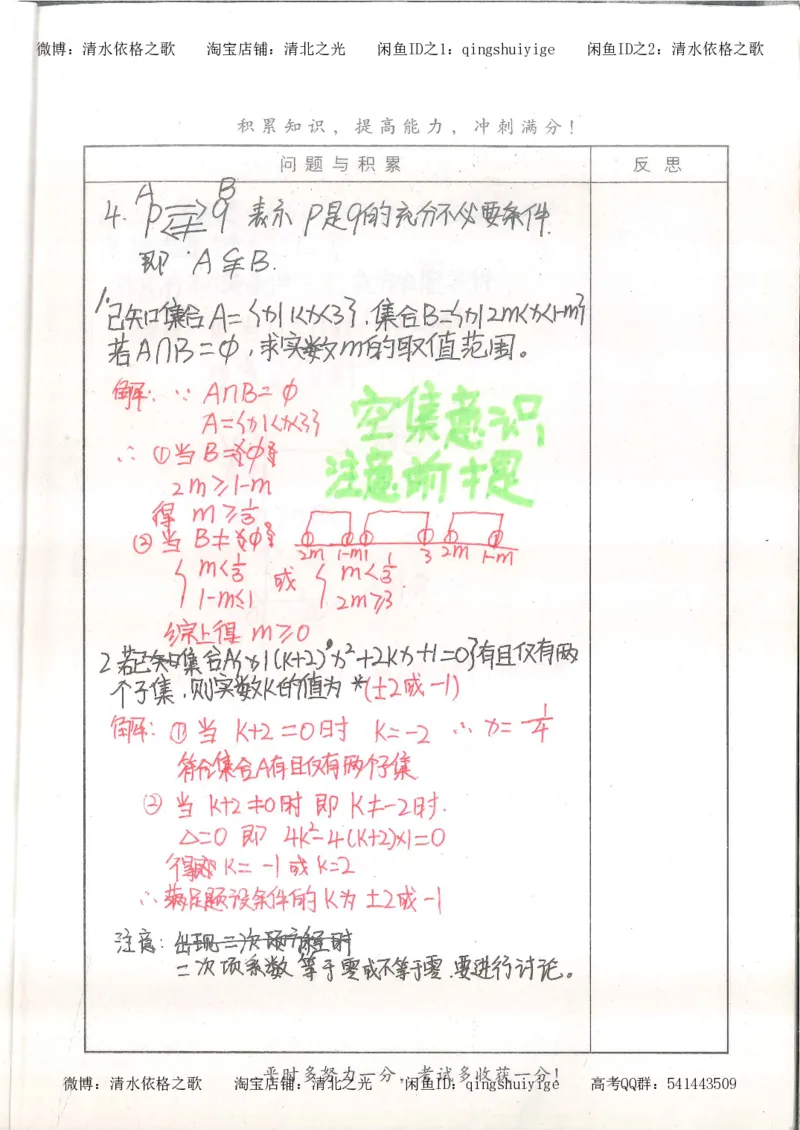 7.衡水中学高考积累与改错_高三数学（第3本）_126页_高中衡水学霸笔记_高中全部赠品_错题集高中九科_数学积累与改错