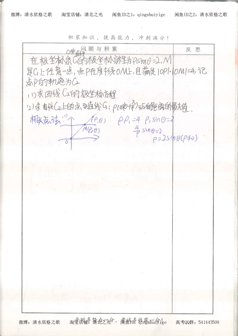 7.衡水中学高考积累与改错_高三数学（第3本）_126页_高中衡水学霸笔记_高中全部赠品_错题集高中九科_数学积累与改错