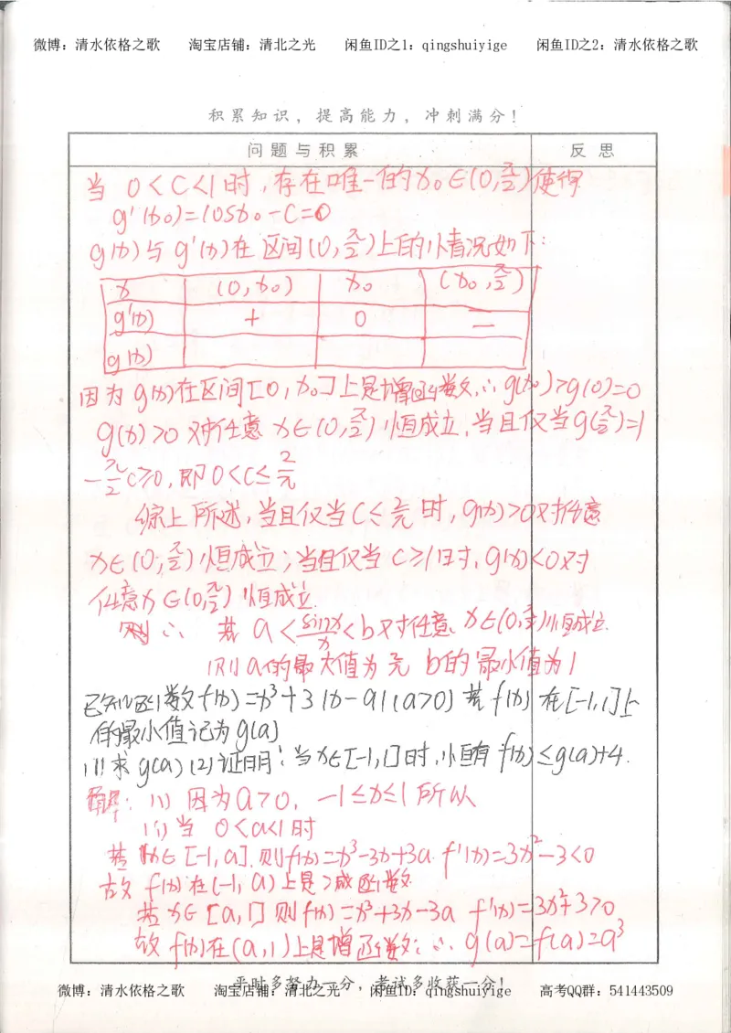 7.衡水中学高考积累与改错_高三数学（第3本）_126页_高中衡水学霸笔记_高中全部赠品_错题集高中九科_数学积累与改错