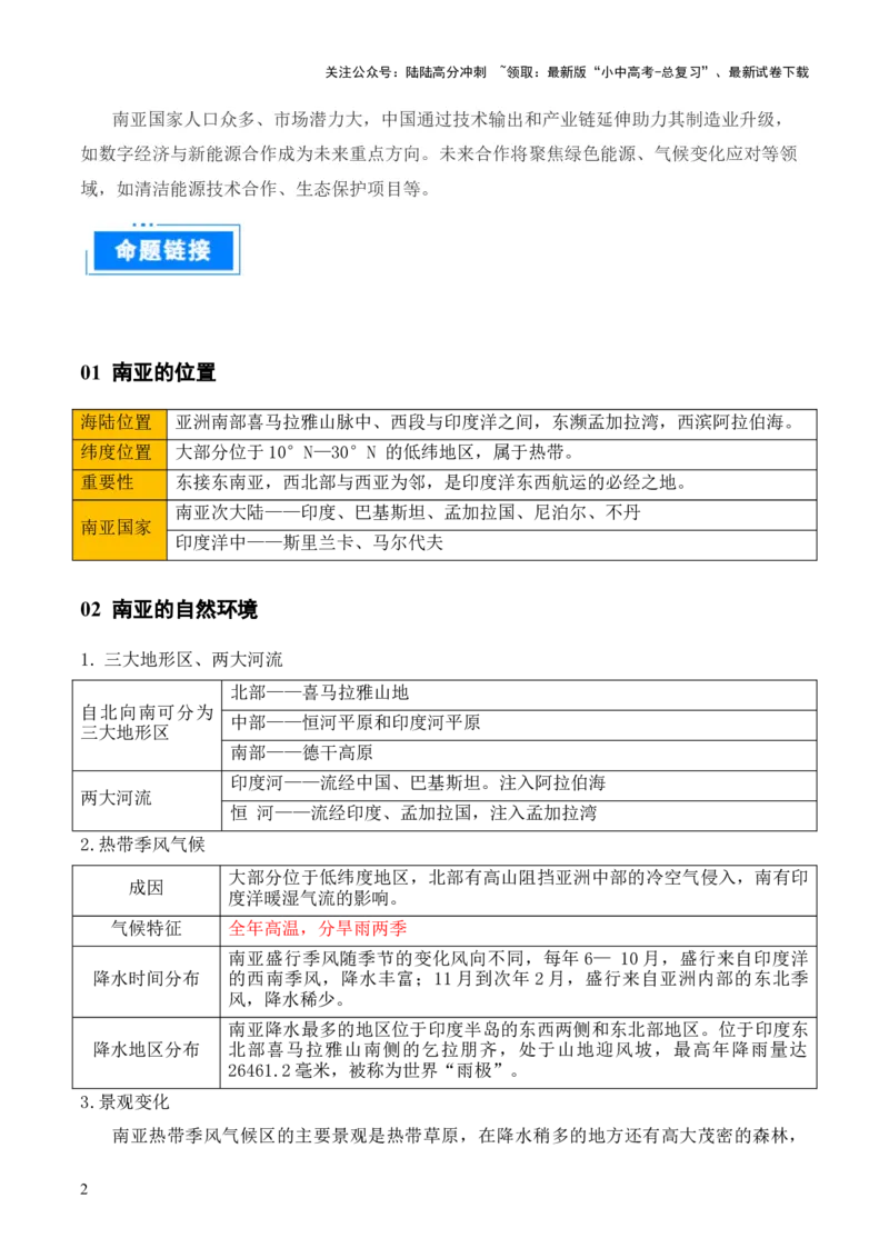 热点02第八届中国&mdash;南亚博览会-2025中考地理热点&middot;重点&middot;难点专练（全国通用）（解析版）_02中考总复习（2026版更新中）_09-地理-中考总复习_2025中考地理复习资料_热点专练