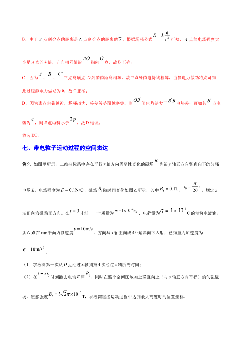 秘籍06空间表达能力的培养-备战2023年高考物理抢分秘籍（新高考专用）（原卷版）_4.2025物理总复习_2023年新高复习资料_备战2023年高考物理抢分秘籍（新高考专用）