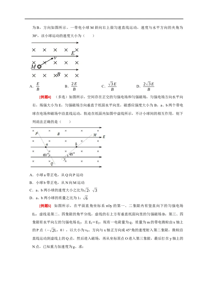 专题22带电粒子在复合场的运动（原卷版）_4.2025物理总复习_赠品通用版（老高考）复习资料_专项复习_2023年高考冲刺物理热点知识讲练与题型归纳（全国通用）
