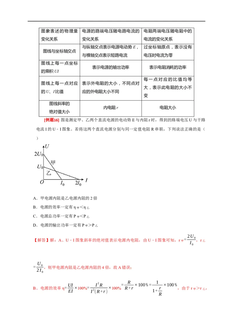 专题18电学基本规律的应用（解析版）_4.2025物理总复习_赠品通用版（老高考）复习资料_专项复习_2023年高考冲刺物理热点知识讲练与题型归纳（全国通用）