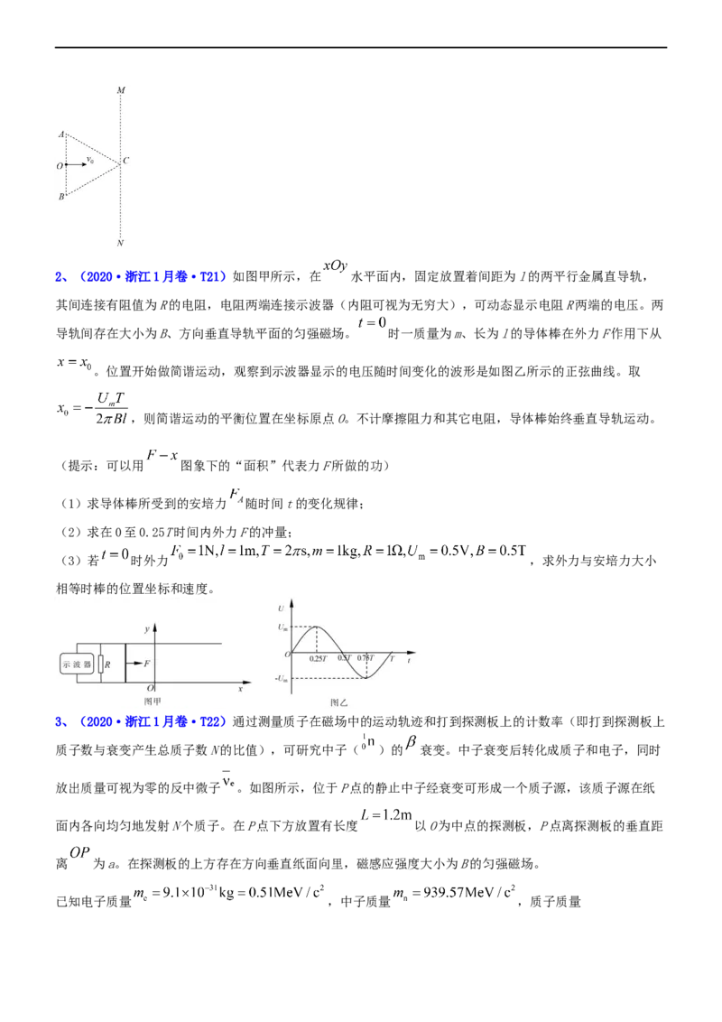 专题3.4带电粒子在复合场运动（练）-2023年高考物理二轮复习讲练测（新高考专用）（原卷版）_4.2025物理总复习_2023年新高复习资料_二轮复习