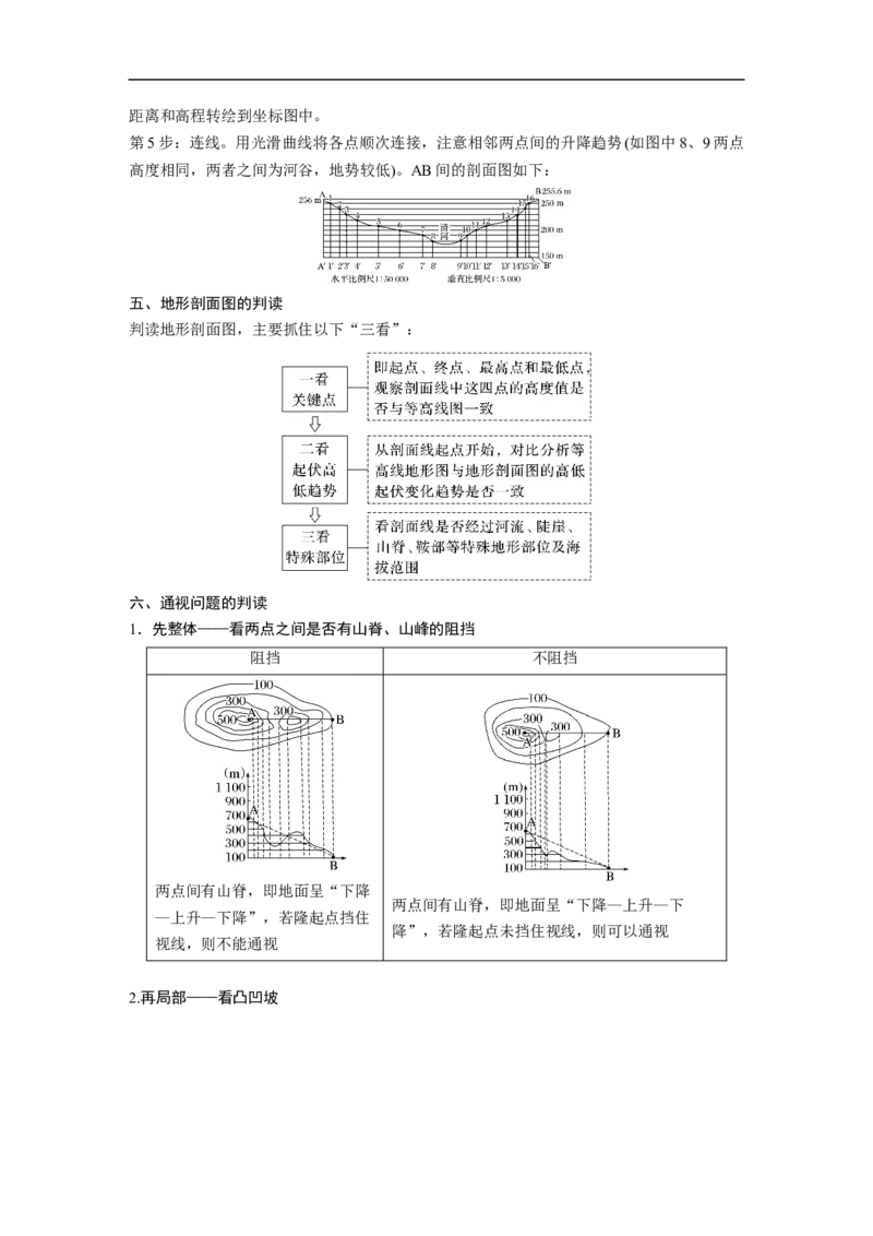 2023年高考地理一轮复习（全国版）必修1第1章课时3　等高线地形图的应用_9.2025地理总复习_赠品通用版（老高考）复习资料_一轮复习_2023年高考地理一轮复习讲义+课件（全国版）