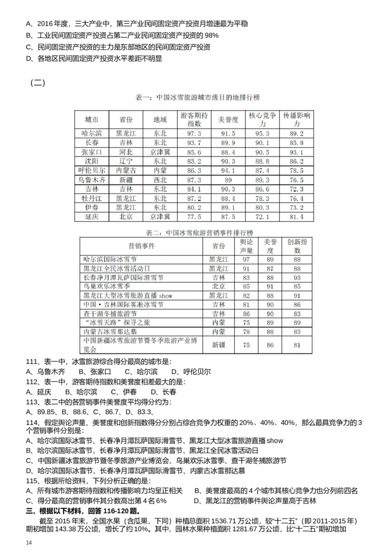 2017年422公务员联考《行测》真题（福建卷）_34省+国考真题_此文件夹为word版,不推荐使用_此word版为,不推荐使用_此word版为,不推荐使用_题目