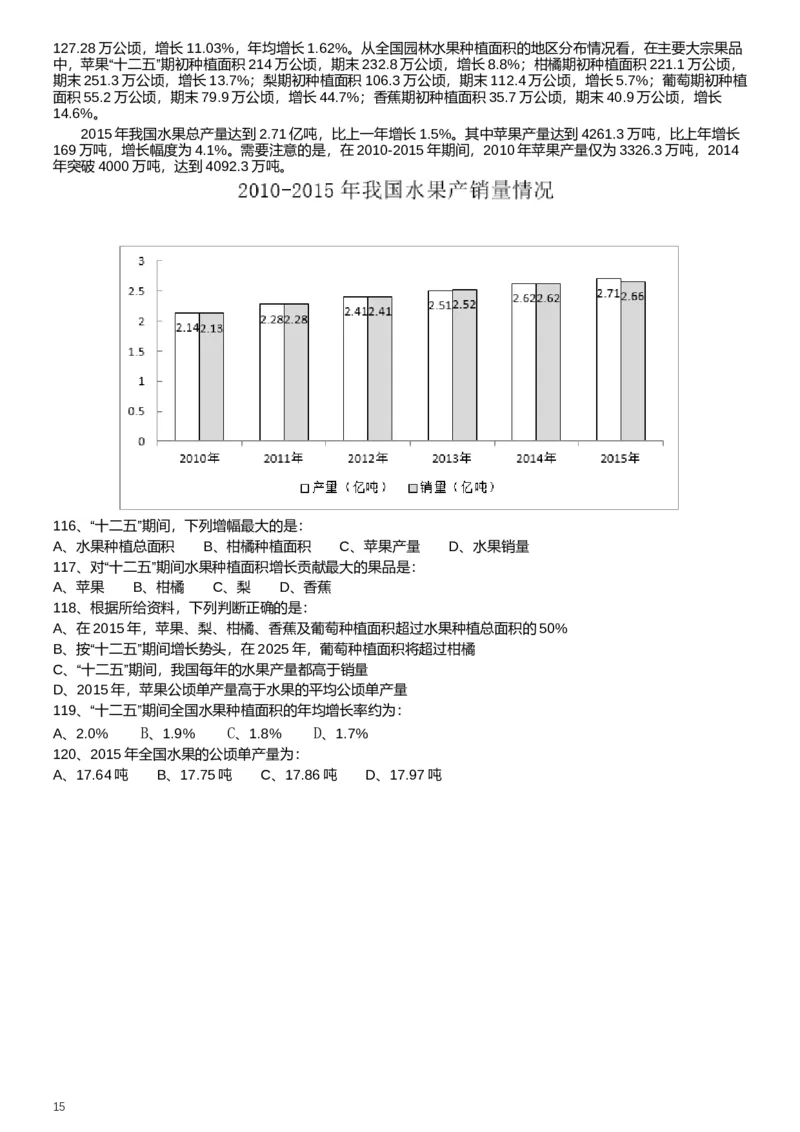 2017年422公务员联考《行测》真题（福建卷）_34省+国考真题_此文件夹为word版,不推荐使用_此word版为,不推荐使用_此word版为,不推荐使用_题目