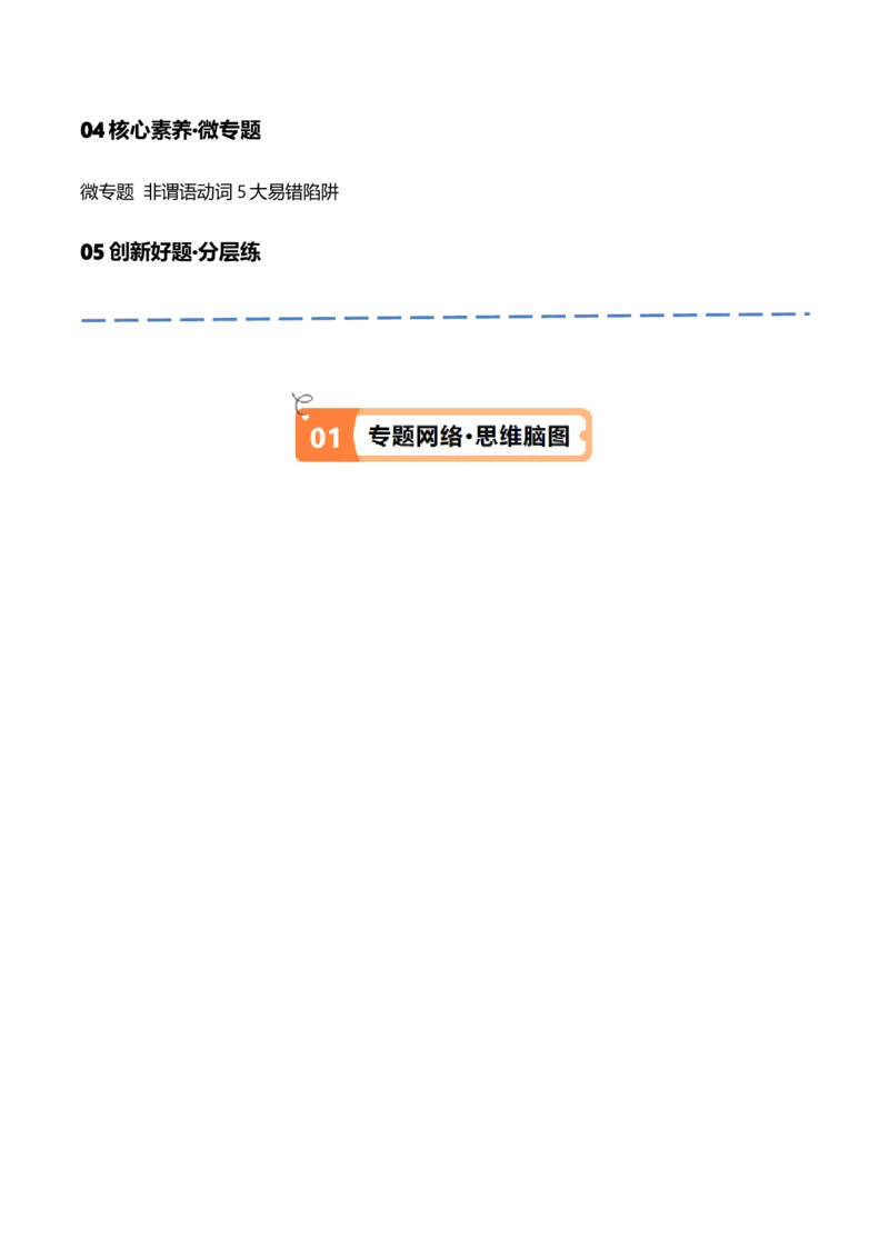 专题03非谓语动词的确定（讲义）（原卷版）_3.2025英语总复习_2024年新高考资料_2.2024二轮复习_高频考点解密2024年高考英语二轮复习高频考点追踪与预测（新高考专用）