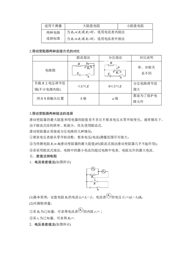 重难点14电学实验（解析版）_4.2025物理总复习_2024年新高考资料_3.2024专项复习_2024年高考物理热点&middot;重点&middot;难点专练（新高考专用）