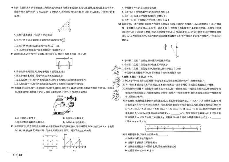 金考卷优秀模拟试卷汇编45套全国卷物理_4.2025物理总复习_物理高考模拟题_老高考_2023年_物理全国卷2023金考卷