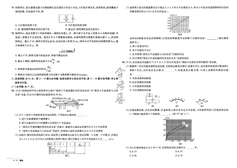 金考卷优秀模拟试卷汇编45套全国卷物理_4.2025物理总复习_物理高考模拟题_老高考_2023年_物理全国卷2023金考卷