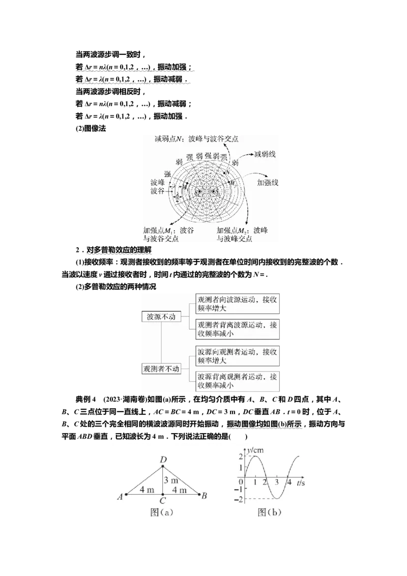 讲义第十二章第2讲　机械波（含解析）_4.2025物理总复习_2025年新高考资料_专项复习_2025届高考物理知识梳理课件ppt+讲义（完结）_第十二章第2讲　机械波（课件讲义）