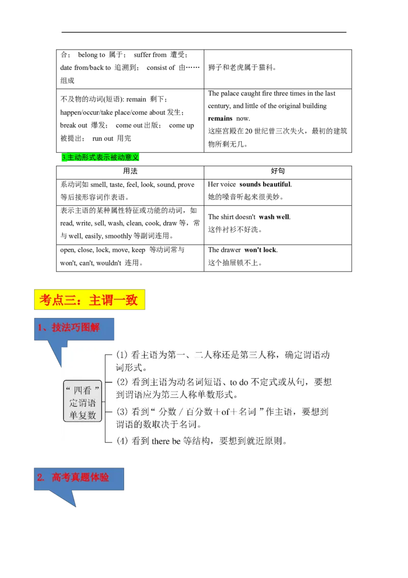 专题04高频考点时态、语态及主谓一致与语法填空（解析版）_3.2025英语总复习_赠品通用版（老高考）复习资料_二轮复习