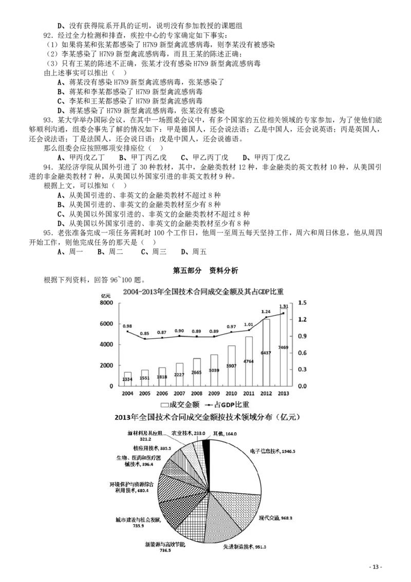 2016年上海公务员考试《行测》试卷（A卷）_34省+国考真题_34省考+国考pdf版推荐用这个版本_34省行测+申论真题pdf推荐用这个版本_上海公务员考试真题pdf版_题目