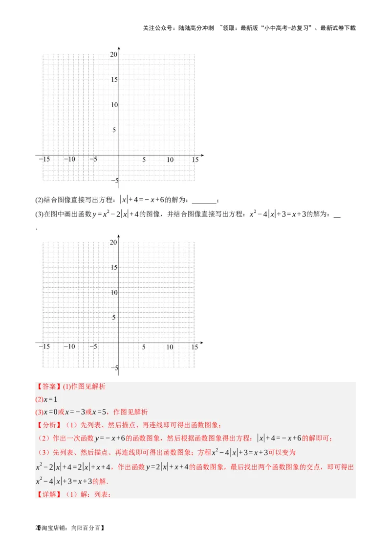 第13讲二次函数图象与性质（讲义）（解析版）_02中考总复习（2026版更新中）_02-数学-中考总复习_2024年中考复习资料_一轮复习资料_配套讲义（原卷版+解析版）_教师版（含答案解析）