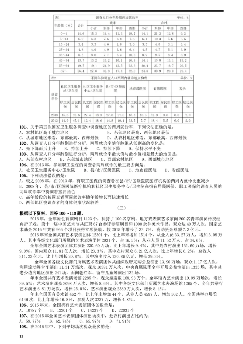 2018年421联考《行测》真题（贵州卷）_34省+国考真题_此文件夹为word版,不推荐使用_此word版为,不推荐使用_此word版为,不推荐使用_贵州公务员考试真题word版