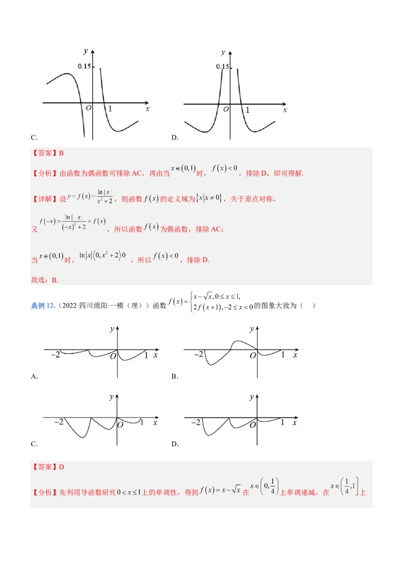 专题03函数的图象与应用（讲）（解析版）_2.2025数学总复习_2023年新高考资料_二轮复习_备战2023年高考数学二轮复习考点精讲练（新教材&middot;新高考）