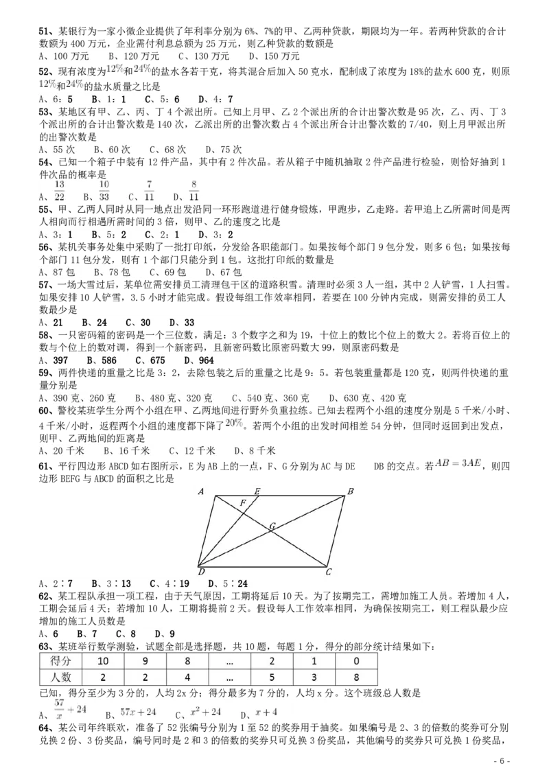 2019年江苏公务员考试《行测》试卷（B卷）_34省+国考真题_34省考+国考pdf版推荐用这个版本_34省行测+申论真题pdf推荐用这个版本_江苏公务员考试真题pdf版_行测题目