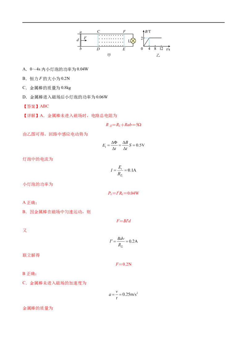 难点22电磁感应中的电路及图像问题&mdash;&mdash;全攻略备战2023年高考物理一轮重难点复习（解析版）_4.2025物理总复习_2023年新高复习资料_一轮复习
