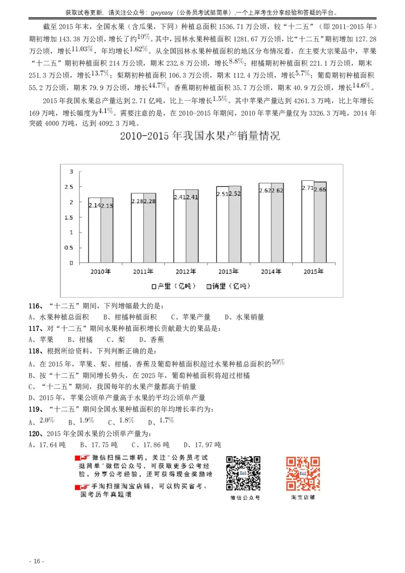 2017年422公务员联考《行测》真题（云南卷）_34省+国考真题_34省考+国考pdf版推荐用这个版本_34省行测+申论真题pdf推荐用这个版本_云南公务员考试真题pdf版_题目