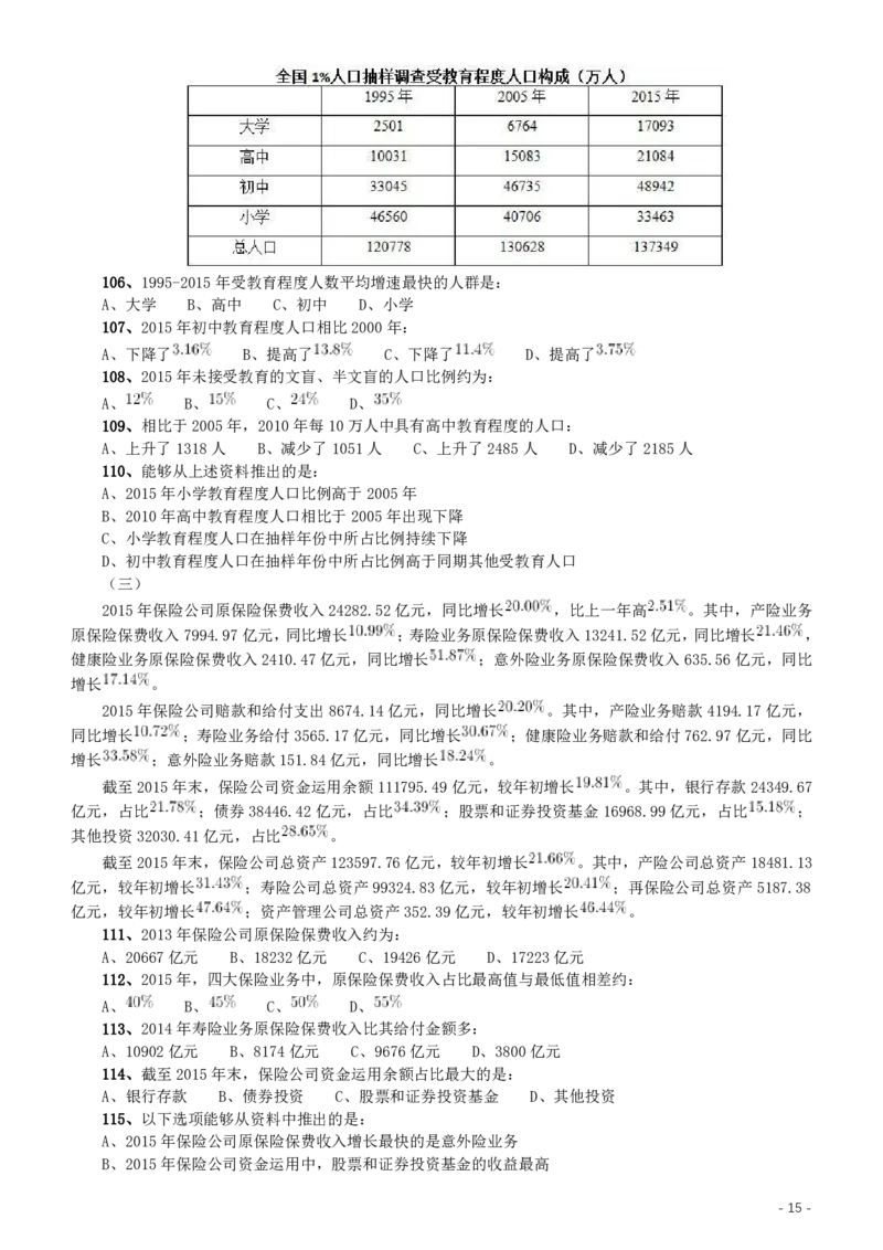 2016年重庆市公务员考试《行测》真题（下半年卷）_34省+国考真题_34省考+国考pdf版推荐用这个版本_34省行测+申论真题pdf推荐用这个版本_重庆公务员考试真题pdf版_题目