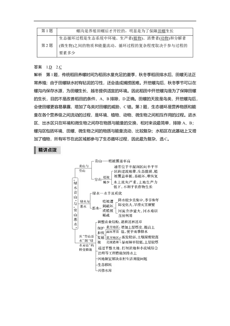 2023年高考地理二轮复习（全国版）第2部分热点聚焦热点4生态文明_9.2025地理总复习_赠品通用版（老高考）复习资料_二轮复习_2023年高考地理二轮复习讲义+课件（全国版）