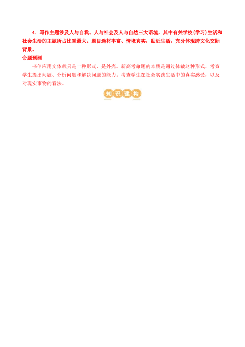 专题02书信类应用文写作（讲义）（原卷版）_3.2025英语总复习_2024年新高考资料_2.2024二轮复习_2024年高考英语二轮复习讲练测（新教材新高考）_第五部分写作